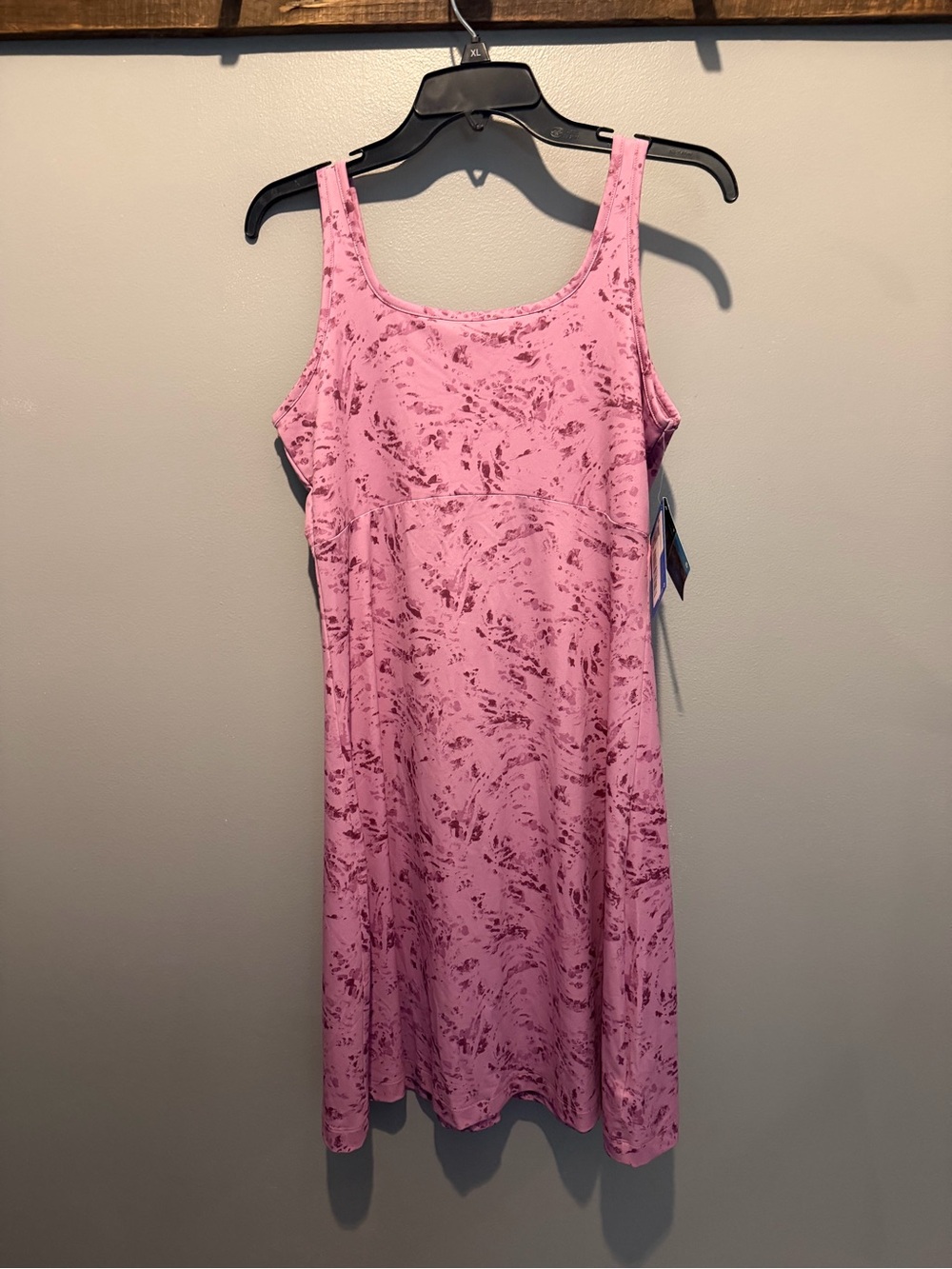 Columbia Pink Marble Print Tank Dress